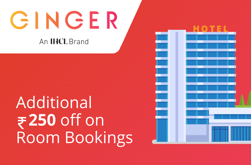 Additional Rs.250 off on Room Bookings