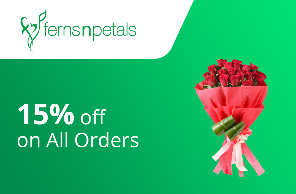 15% off upto Rs.1000 on All Orders
