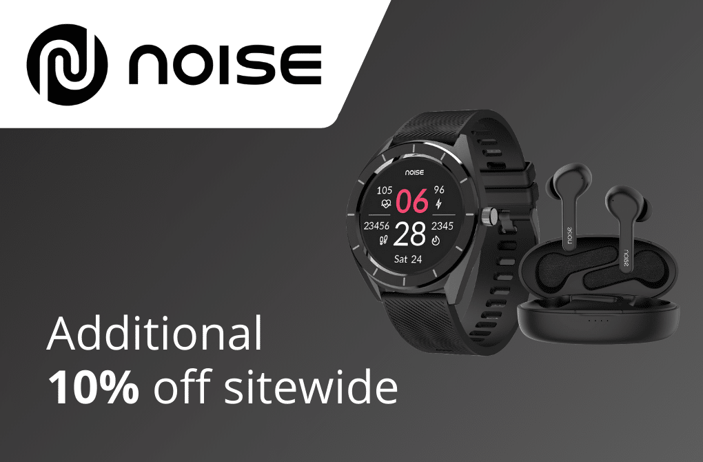 Get extra 10% off from Noise