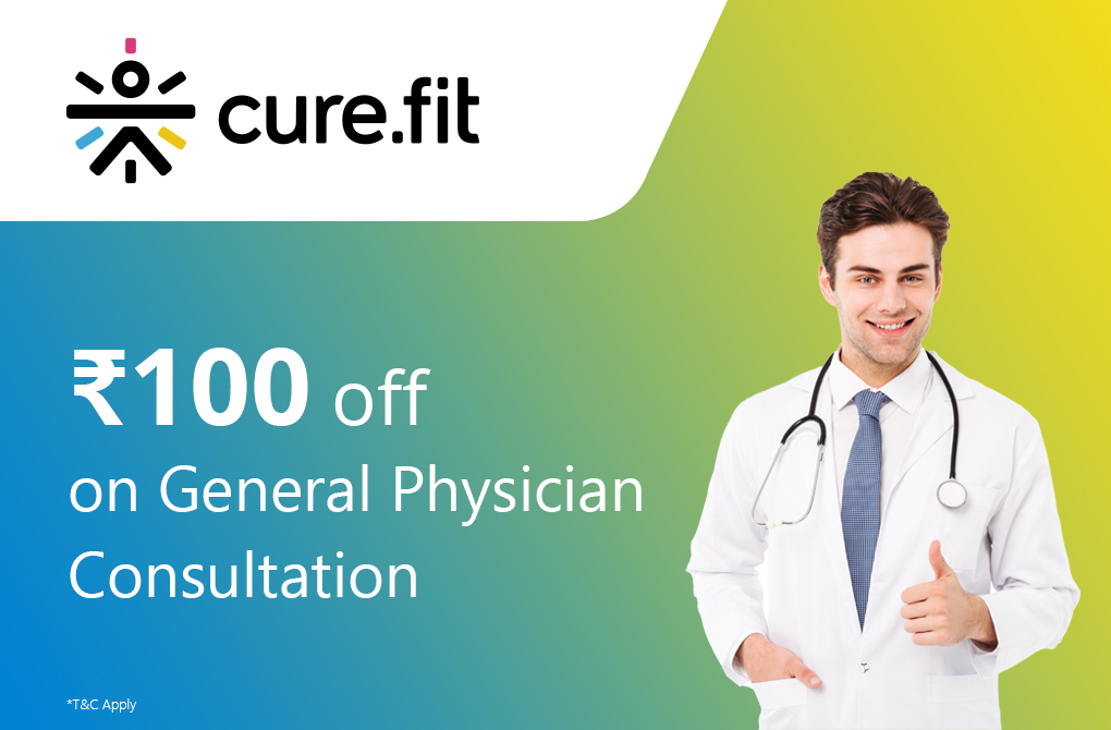 Get Rs.100 off on doctor consultation