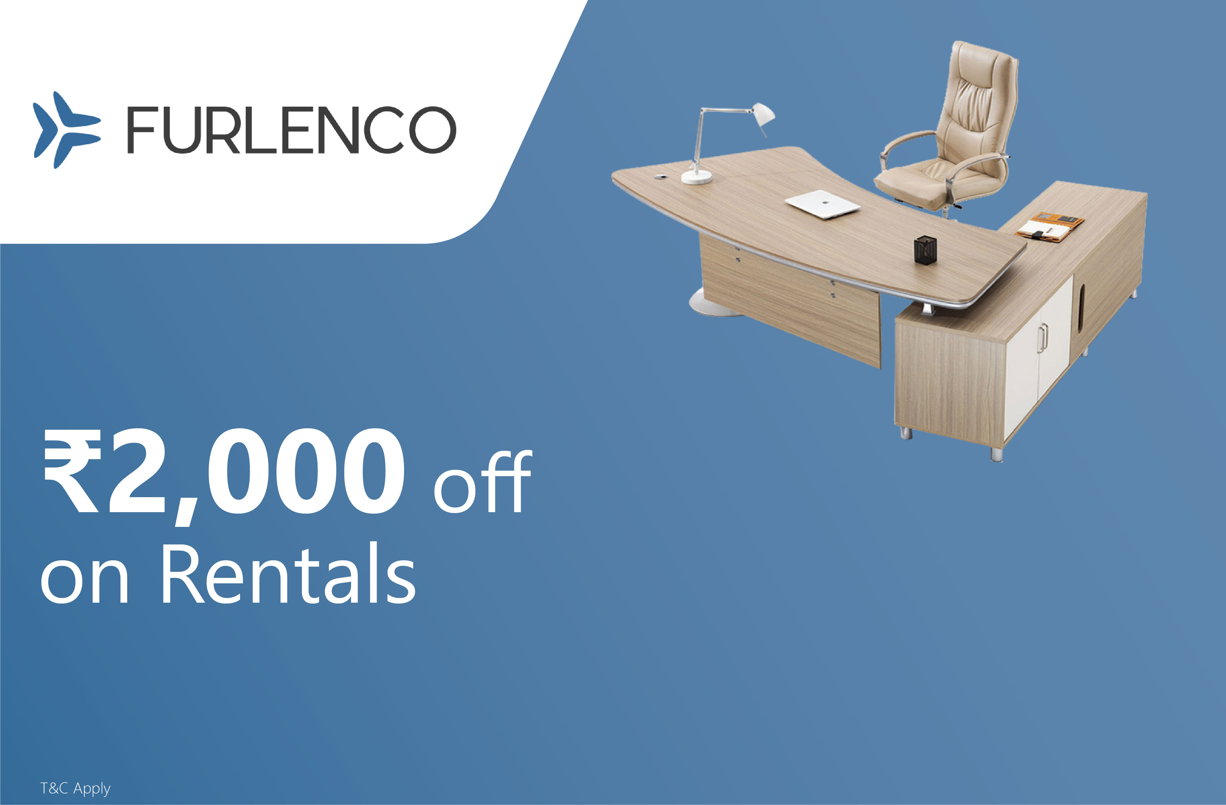 Rs.2000 off on Furniture & Appliances Rentals
