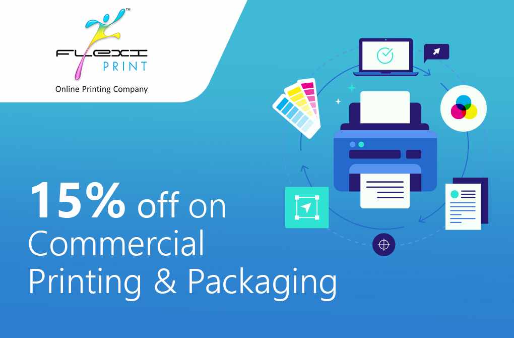 15% off on Commercial Printing and Packaging