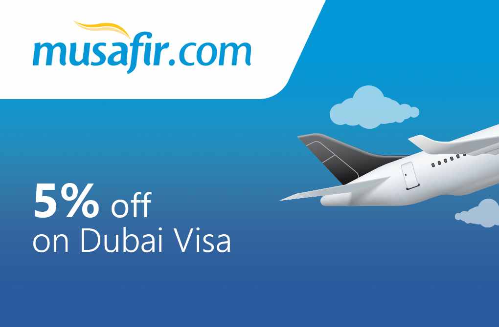 Get 5% off on Dubai Visa