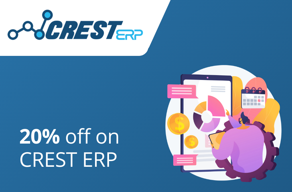 20% off on CREST ERP