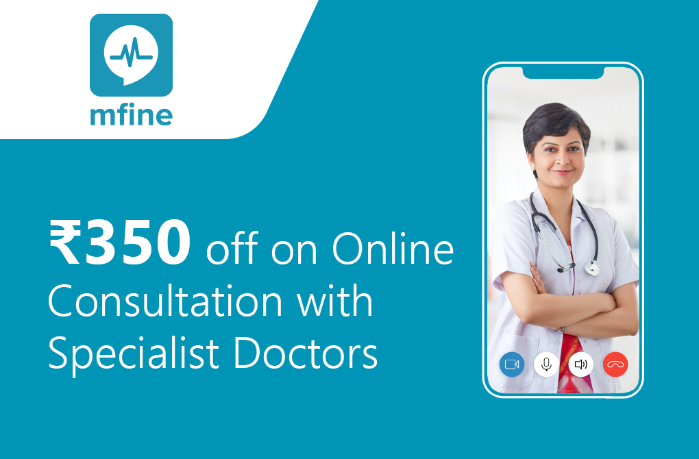 Rs.350 off on Online Doctor Consultation