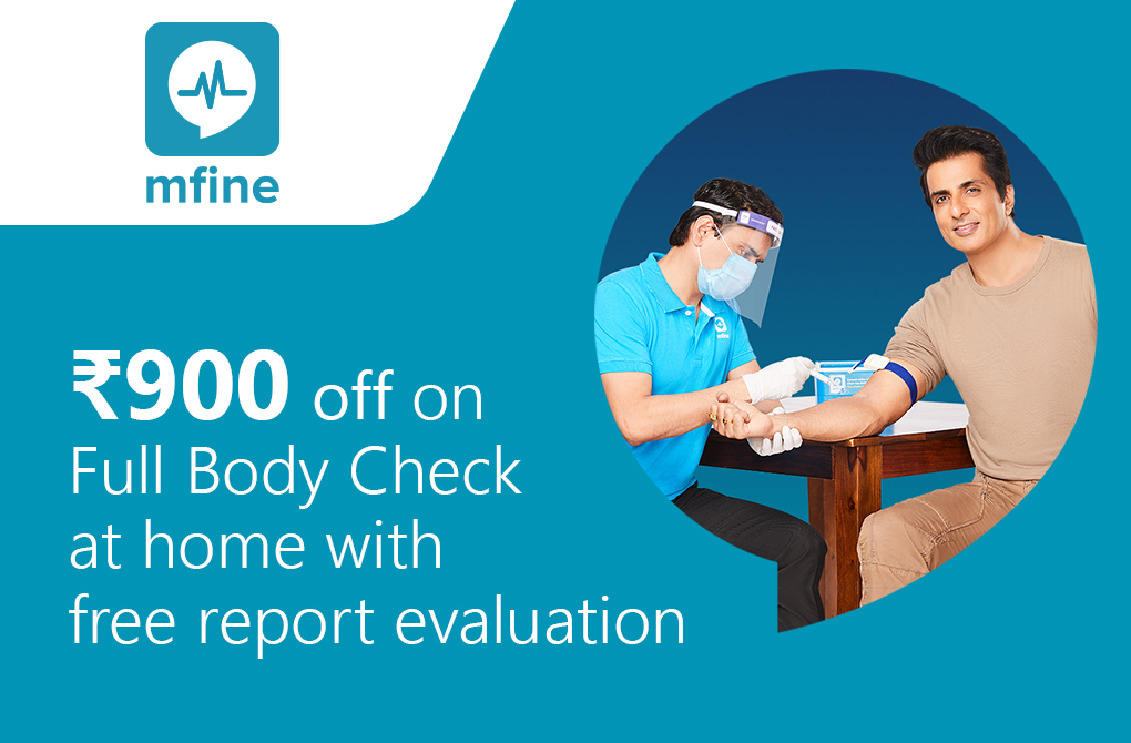 Rs.900 off on At-home Full Body Check
