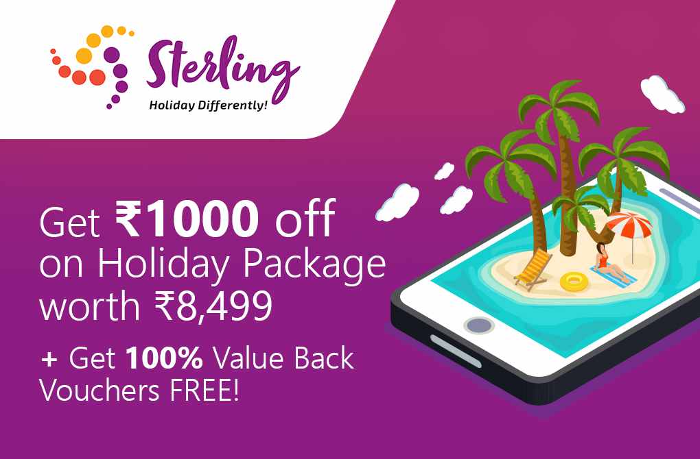 Book a package worth Rs. 8,499/- and get Rs.1,000/- discount + Benefits worth Rs. 7,499/-