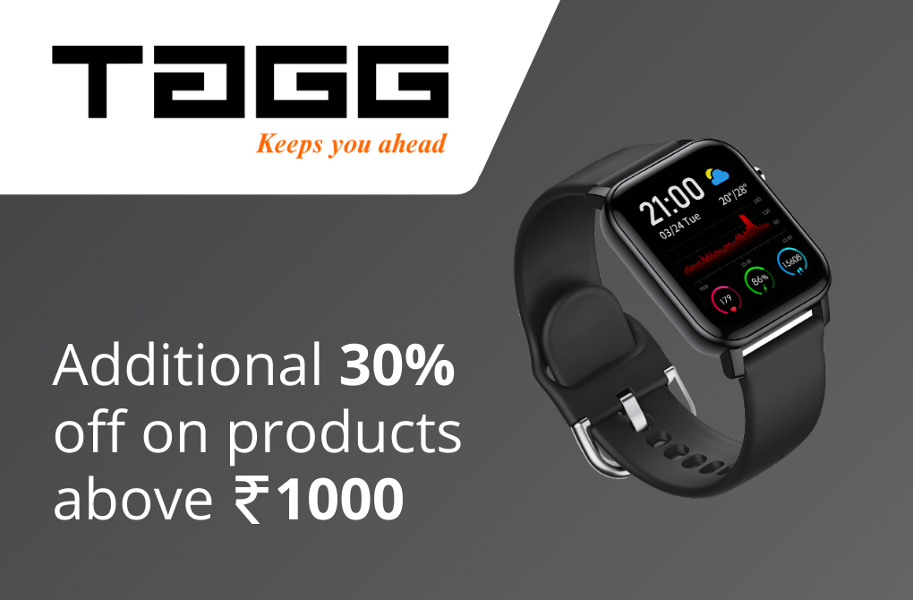 Get additional 30% off from Tagg