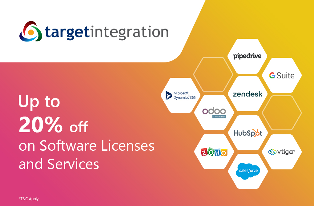 Up to 20% off on product licenses and software services