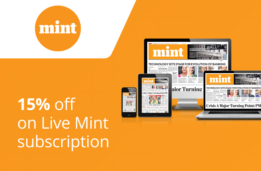 Get 15% off from Live Mint